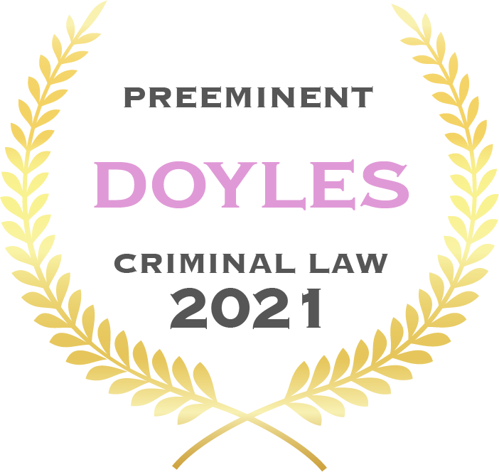 Criminal Law - Preeminent 2021 - Fisher Dore Lawyers